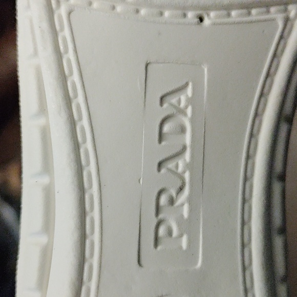 Prada "Cloudburst" Rubber/Mesh Trim Sneakers - Picture 7 of 16